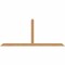 Ekena Millwork Portland Timber Gable Bracket, Western Red Cedar, 84"W x 35"H x 1 1/2"D x 3 1/2"F, 10/12 Pitch GBW084X35X0204POR00SWR - alternate 1